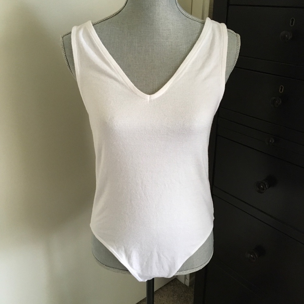 GAP White Tank Bodysuit